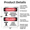 Signmission Safety Culture Sign, 12 in Width, Aluminum, Rectangle, Bilingual OS-2PACK-DS-A-1218-VS-1720 - alternate 4